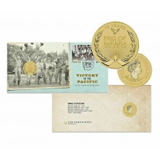 AUSTRALIA 2020 . ONE 1 DOLLAR . VICTORY IN THE PACIFIC . 75TH ANNIVERSARY END OF WWII